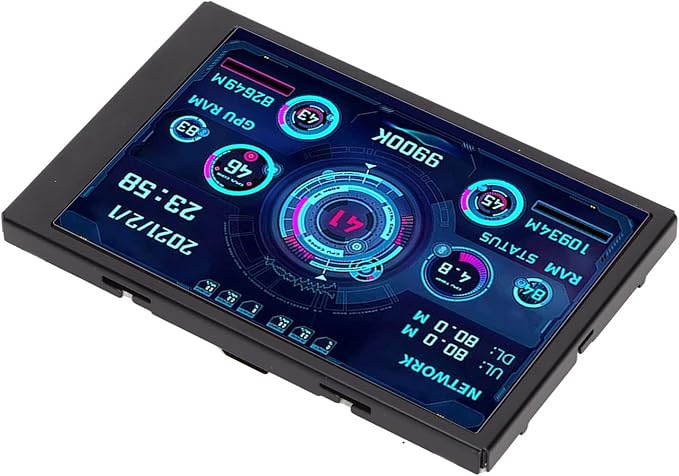 SUNGOOYUE Computer Temp Monitor 3.5in IPS USB Mini Screen AIDA64 PC CPU Data Monitor PC Sensor Panel Display Temperature Monitor