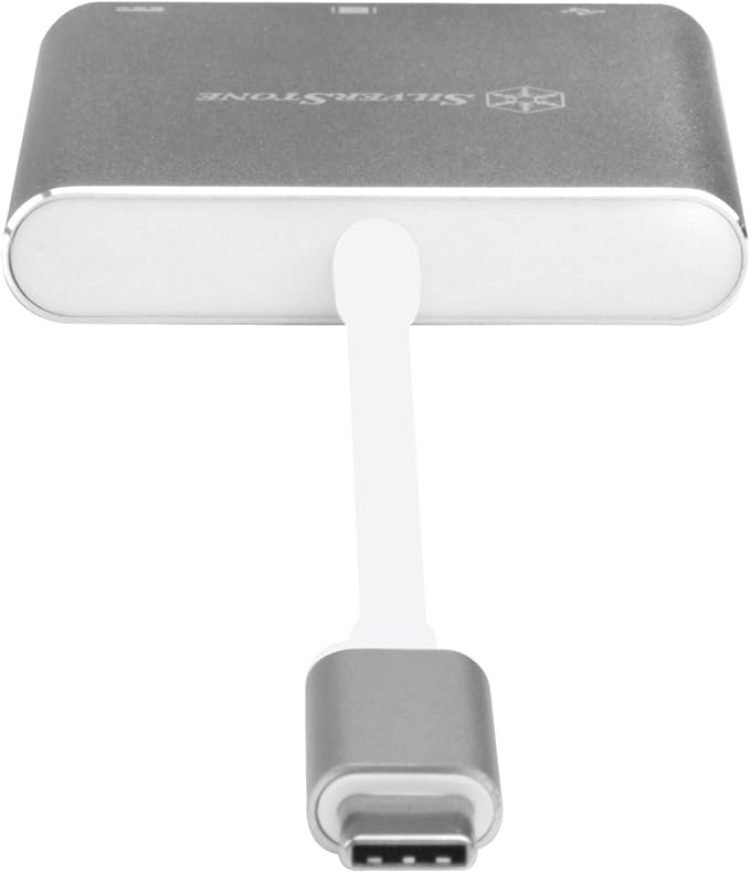 SilverStone Technology USB Type-C Multi-Purpose Hub Charcoal Gray (EP08C)