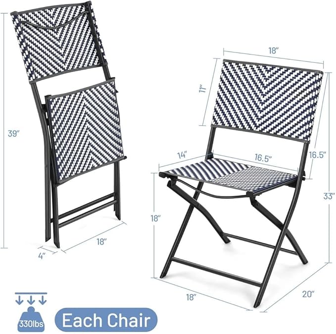 Office Chair Gaming Chair Computer Chair A Set of 4 Patio Folding Dining Chairs Camping Portable Garden