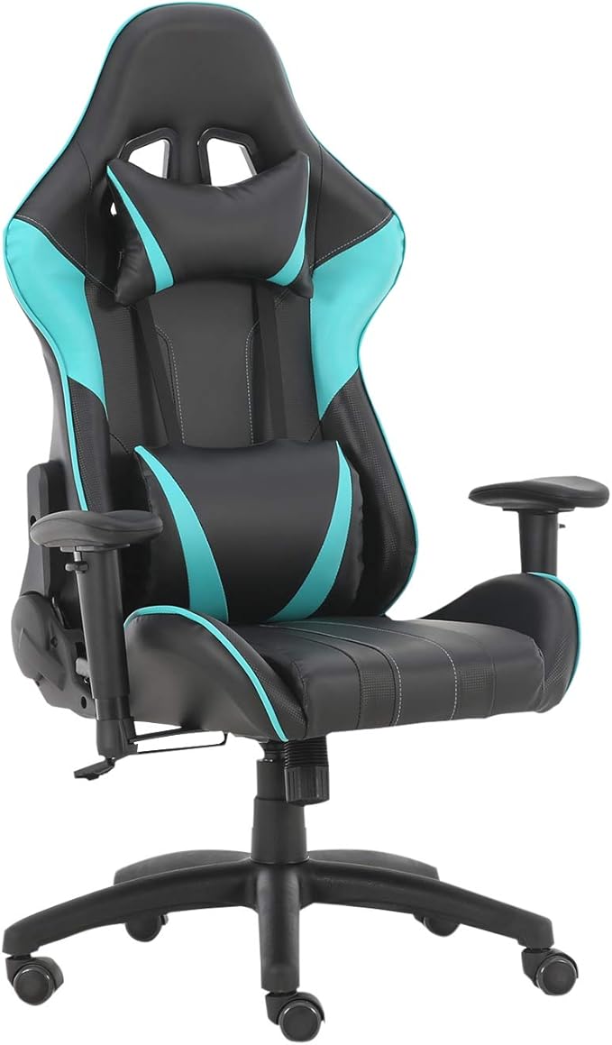 Video Gaming Chairs Most Comfortable Kids Spinning Computer Gaming Chairs Ergonomic Armchair Nice Office Chair (Black/Blue-a)