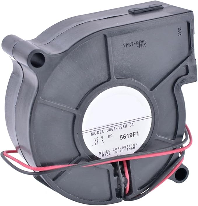 D06F-12SH 6cm 60mm Blower 60x60x23mm DC12V 0.21A 2 Wire Humidifier Atomizer Centrifugal Turbo Blower Cooling Fan