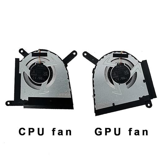 Laptop Cooling Fan Cooler for 5 pro A16 F16 FA607 FA607PV7940 FX607FS3R DFSCK22D05883P FS3Q DFSCL12E16486P(A Pair Fan)