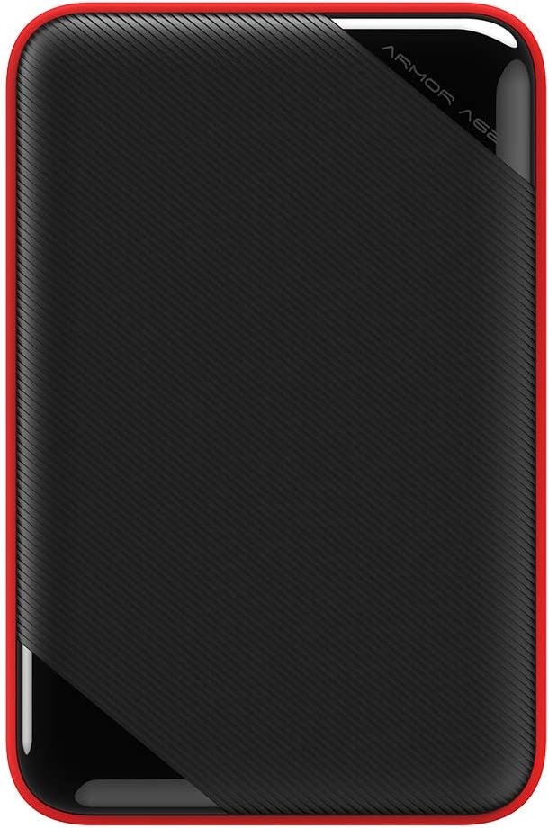 SP010TBPHD62SS3K Silicone Power Portable Hard Drive 1TB 2.5 Inch USB 3.1 Gen 1 Compatible IPX4 Equivalent Waterproof Shockproof Slim Type A62 Series 3 Year Warranty