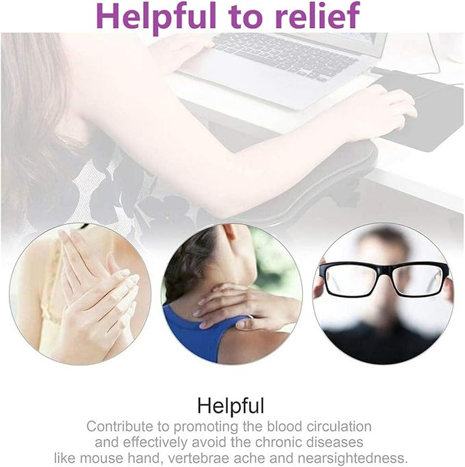 Armrest SupportAdjustable Wrist Rest ExtenderErgonomic Design Arm Rest Pad for ElbowRelease Stress &amp Eliminate Pain No Assemble Required2 Pack by STA