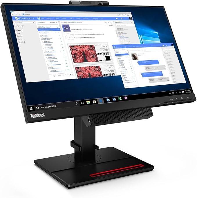 Lenovo ThinkCentre Tiny-in-One 24 Gen 4 23.8 Full HD WLED LCD Monitor - 16:9 - Black - 24 Class - in-Plane Switching (IPS) Technology - 1920 x 1080-16.7 Million Colors - 250 Nit - 4 ms w