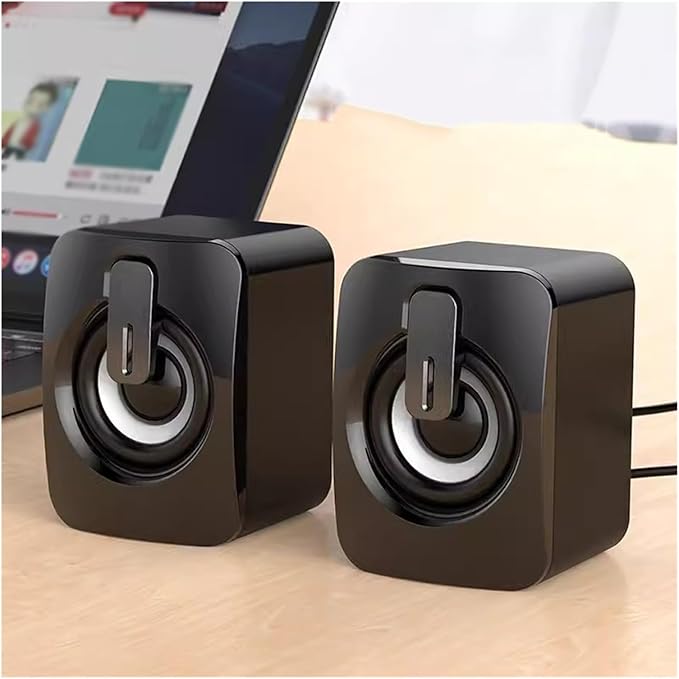 Desktop Home Computer Audio Laptop Small Speaker Wired Subwoofer