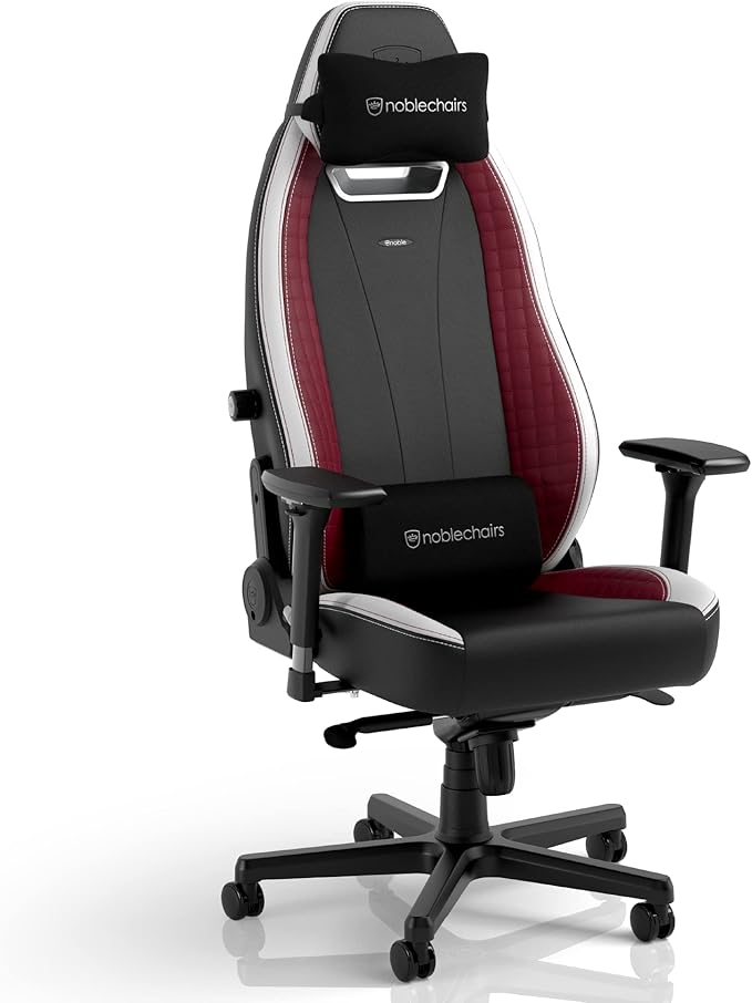 noblechairs Legend Ergonomic Gaming Chair Office Chair with Lumbar Support PU Leather Black/White/Red Edition