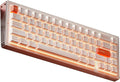 MelGeek REAL67 Wired Gaming Keyboard with RGB Magnetic Keyboard with Hall Effect Rapid Trigger Hot-Swappable Snap Tap &amp Adjustable Actuation Online HIVE Custom (Sodium-White)