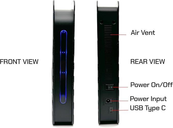 Avolusion PRO-T8 4TB USB 3.0 External Hard Drive for Windows OS Desktop PC/Laptop - 2 Year Warranty (Renewed)