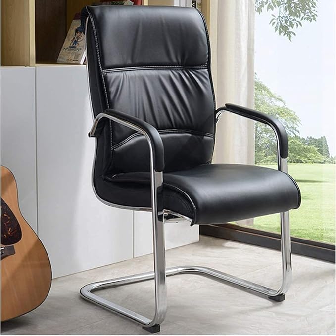 Office Chair Swivel Desk Chair Gaming Chair Computer Chairs Computer Chair Leather Office Desk Chair Double Cushion Video Game Chairs Bow Foot Ergonomic Computer Chiar For Office Meeting Room ( Color