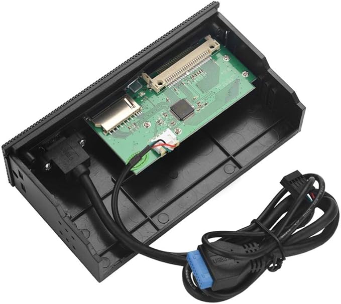 PC Front Panel Multi-Function USB 3.0 Hub Card Reader Supports M.2 MS XD CF TF for Computer - High Speed Internal Card Reader