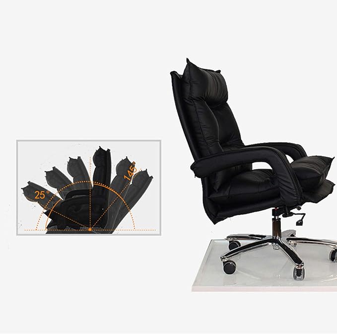 Mlaea Desk Chairs for Bedroom Living Room Chair with Adjustable Height and Backrest Racing Gaming Chair 55 * 45 * 114-120CM(Color:#3)