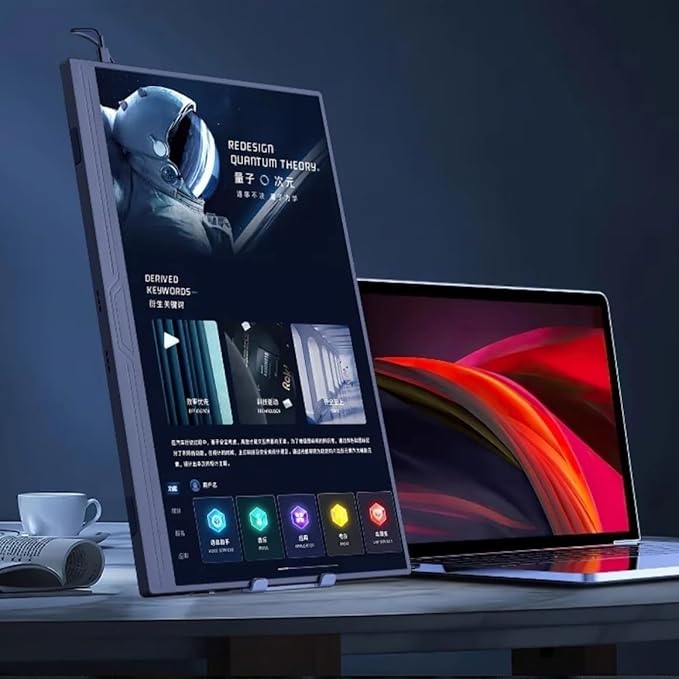 Second Screen 14 Inch Portable Monitor 1080P IPS Extended Screen Touch Second Gaming