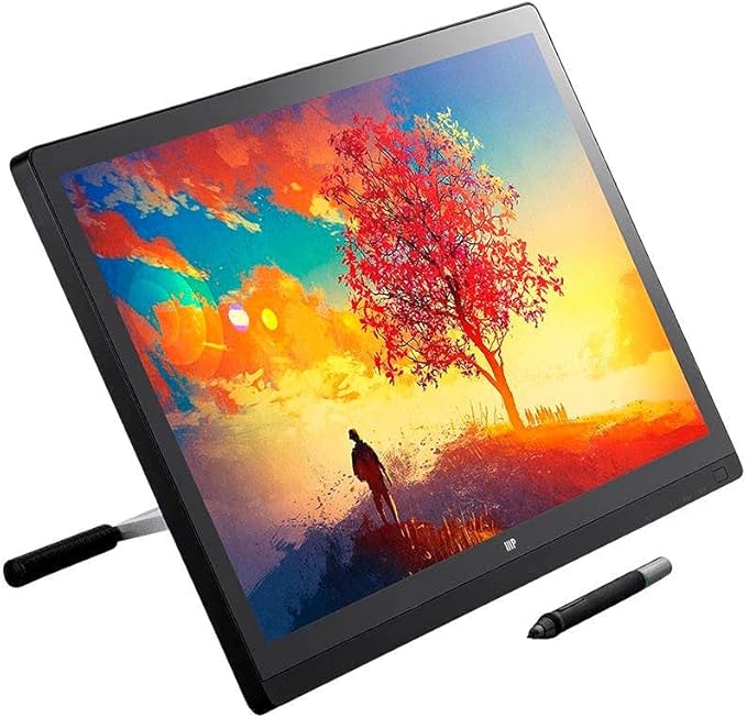 Monoprice Creator 22 Graphic Pen Display - 21.5in USB‑C FHD IPS 8192 Pressure Levels 5080 LPI 266 RPS Battery‑Free Wireless Pen Support Mac OS X/Windows Black