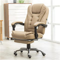 Adjustable Office Computer Chair with Armrest Computer Chair Home Office Internet Cafes Gamer Armchair Furniture(Khaki)