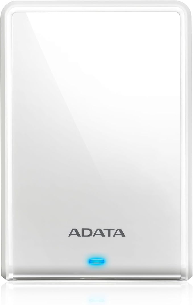 ADATA AHV620S-1TU3-CWH 1TB External Hard Drive White
