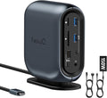 16-in-1 Universal Docking Station for All Laptops with 150W Power Adapter Triple Monitor for Mac Windows ChromeOS Linux Dual HDMI DP 10Gbps USBC USBA Gigabit Ethernet SD/TF Audio