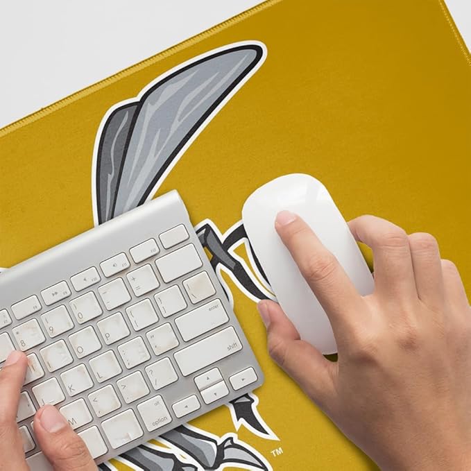 Alabama State Primary Logo Large Gaming Mouse Pad Desk Mat with Stitched Edges Non-Slip Base for Gamer Home and Office 31.5 x 15.7