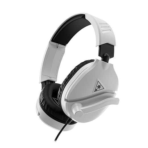 Turtle Beach Recon 70 Multiplatform Gaming Headset for PS5 PS4 Xbox Series X|S Xbox One PC &amp Mobile w/ 3.5mm Wired Connection - Flip-to-Mute Mic 40mm Speakers Lightweight Design White