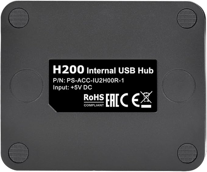 Thermaltake H200 Plus Internal USB Hub 3-Port USB 2.0 Header Outputs 3 External Type-A USB Ports PS-ACC-IU2H00R-2