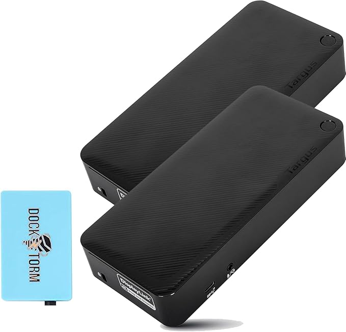 Targus USB-C Universal DV4K Docking Station with 100W Power Delivery Bundle with DKZ Hub (2 Pack)