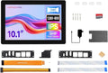 waveshare Industrial HMI All-in-one 10.1inch Touch Display Compatible with Raspberry Pi (Not Included) Supports Dual 4K HDMI Output 10-Point Touch Aluminum Alloy Case Efficient Heat Dissipation