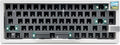 GMK67S Keyboard Barebones Kit65% Gasket Mount Hot Swap PCB Tri-Mode BT5.0/2.4G/Type-C Wireless Mechanical Keyboard with TFT-LCD Screen VIA Programmable Custom RGB Gaming Keybaord DIY Kit (White)