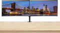 Samsung S36C 27-inch 1080P FHD Curved IPS LCD Monitor 2-Pack Bundle with FreeSync HDMI VGA Desk Mount Dual Monitor Stand (S27C368EAN) black