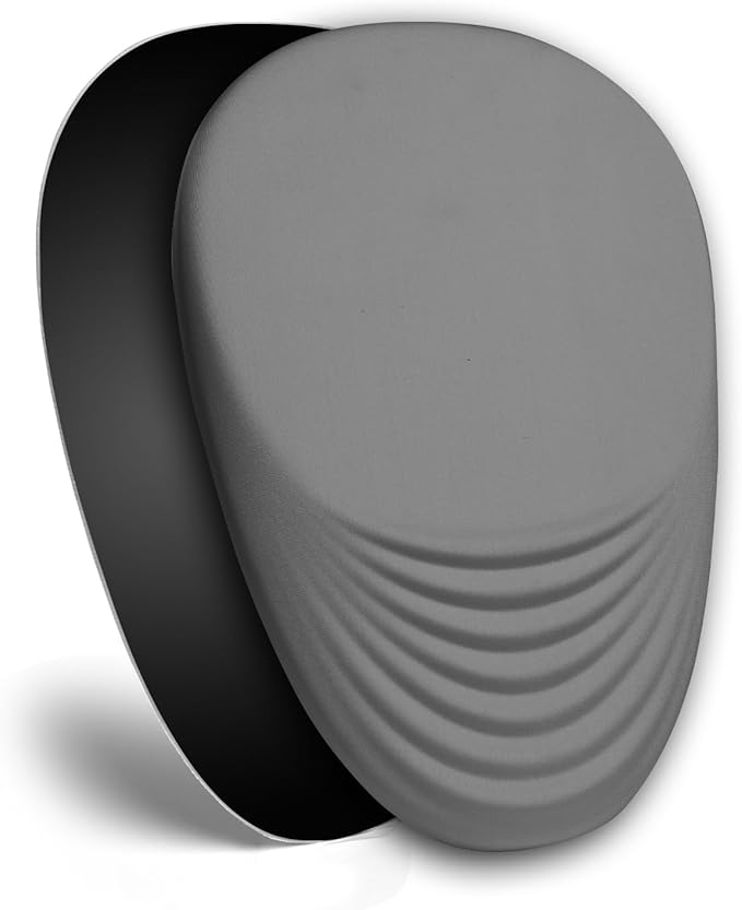 Ergonomic Mouse Pad with Wrist Rest SupportMousepad Relief Carpal Tunnel Pain Entire Memory Foam Mouse Pad with Non-Slip PU Base Wireless Mouse Pad Gray