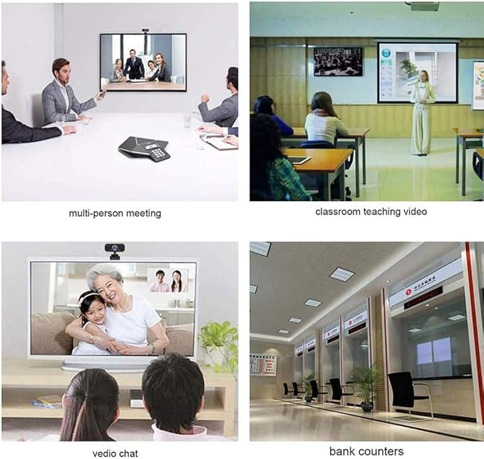 PC Webcam 1080p Full HD USB Webcam Desktop and Laptop Live Streaming Webcam with Microphone Widescreen Video Webcam for Video Calls Teaching Recording Conferencing