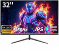 32 Inch 4K UHD Monitor (3840x2160) IPS60Hz Refresh Rate 100% sRGB AMD FreeSync 178° Viewing Angle HDMI/DisplayPort VESA 100x100mm Mount Compatible Tilt Adjustable - Black