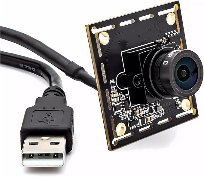 Global Shutter USB Camera Module 1080P 90FPS AR0234 Board with 2mm 108 Wide Angle View M12 Lens High Frame Rate Camera