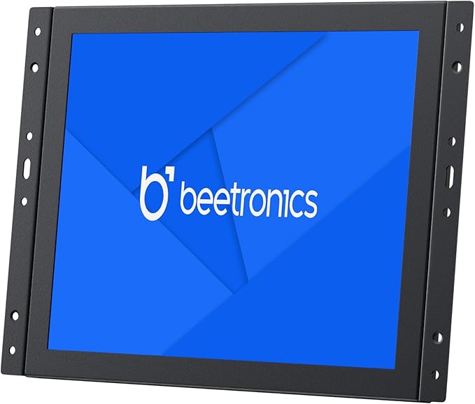 Beetronics 10 Inch Full HD IPS Monitor - Professional Industrial-Grade Display | HDMI VGA BNC RCA Inputs | Durable Metal Housing Matte Screen 4:3 Aspect Ratio Wide Viewing Angle - 10VG7M