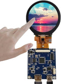 2.1 inch 480X480 IPS MIPI 300nit Circle LCD Touch Screen and 40 pins Controller Board