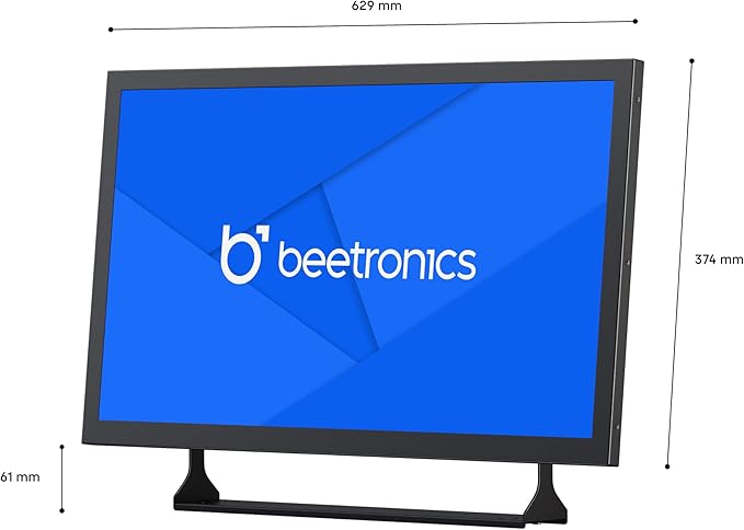 Beetronics 27-Inch Full HD IPS Monitor - Professional Industrial-Grade Display | HDMI VGA BNC RCA Inputs | Durable Metal Housing Matte Screen 24/7 Continuous Operation Wide Viewing Angle 27HD7M