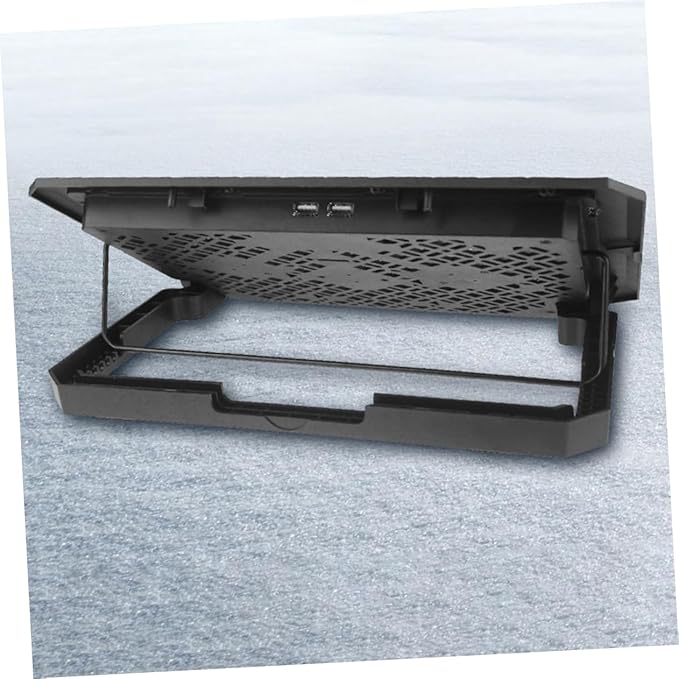 Laptop Cooling Pad Quiet Fans Height USB Port Compatible Laptops up to Portable Cooling System for Gaming and Work