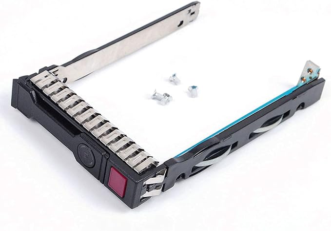 2.5 SFF SAS SATA SSD Hard Drive Carrier Tray Caddy 651687-001 651699-001 Compatible for HP Proliant ML310 DL120 Gen8 G8 Gen9 G9 Server Serie (6-Pack)