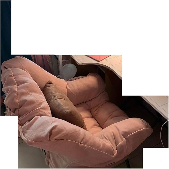 Gaming Chair Computer Chair Sofa Wholesale Armchair Bedroom Comfortable Chair Armchair Chair (Color : Tq Yellow Suede Luxu)