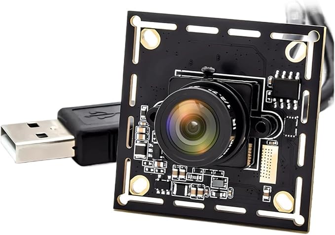 Global Shutter USB Camera Module 1080P 90FPS AR0234 Board with 2mm 108 Wide Angle View M12 Lens High Frame Rate Camera