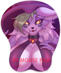 Ergonomic 3D Mouse Pad with Wrist Rest Oppai Mousepad Furry Anthro Anime Manga Kawaii Pad Easy Typing &amp Pain Relief Non-Slip Gaming for Office &amp Home