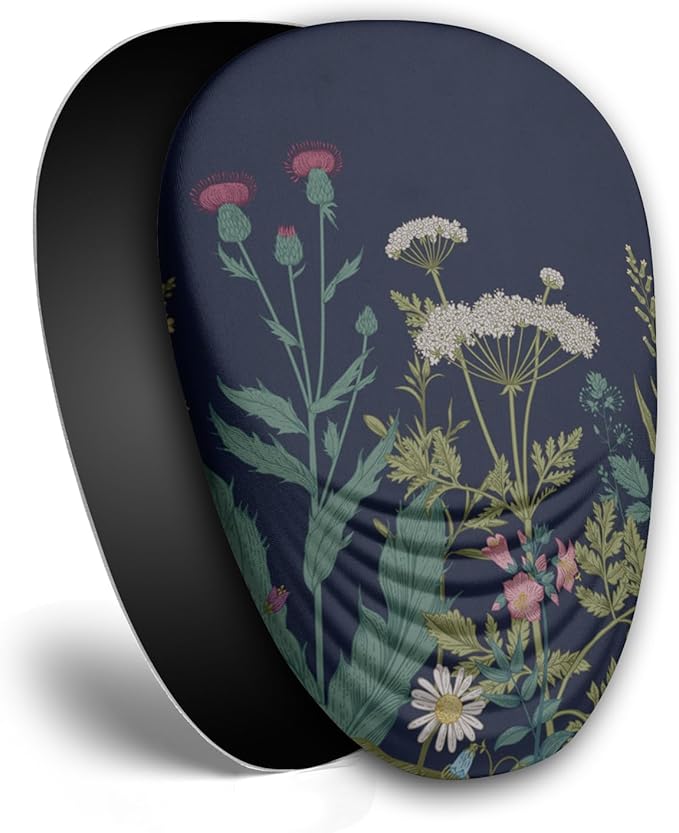 Ergonomic Mouse Pad with Wrist Rest Support Memory Foam &amp Polyurethane Weeds