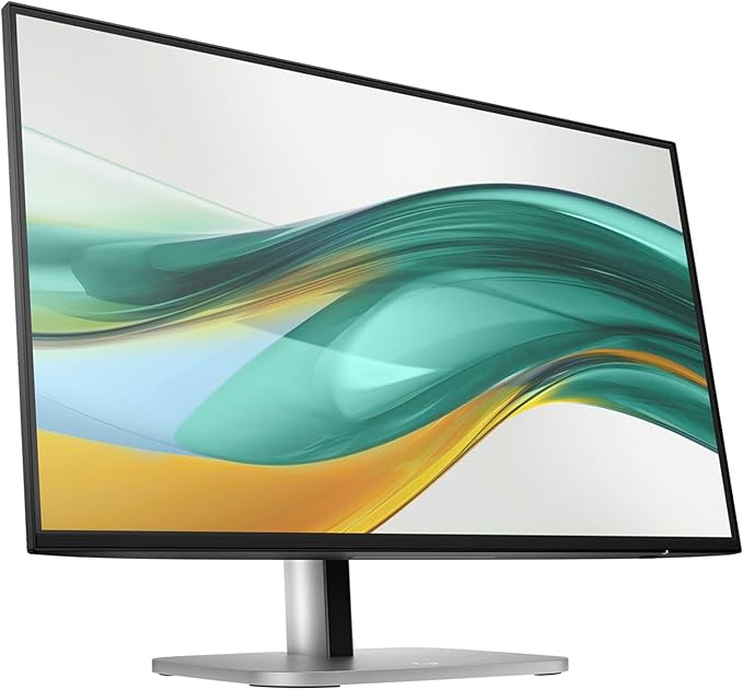 HP Series 5 Pro 27 FHD IPS Monitor with 5ms Response Time Anti Glare Flicker Free Swivel Pivot 350 Nits VESA Mount (100mm) Displayport HDMI &amp Dockztorm USB Port Expander Black Color 2 Pa