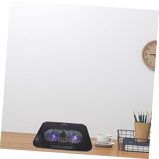 Angoily Laptop Cooling Fan Pad USB Laptop Cooler Stand Material Silent Cooling Notebook Computer Radiator