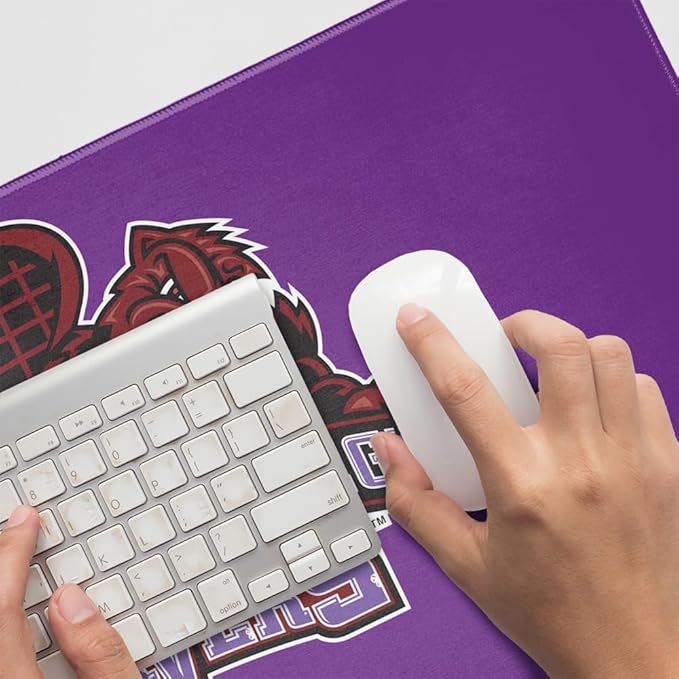 City College of New York Primary Logo Large Gaming Mouse Pad Desk Mat with Stitched Edges Non-Slip Base for Gamer Home and Office 31.5 x 15.7