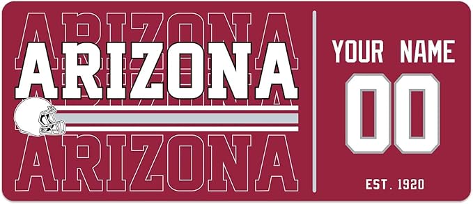 ANTKING Arizona Mouse Pad Custom Name and Number Desk Pad for Men Women Youth Gifts