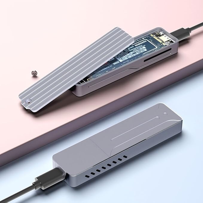 M. 2 Nvme Hard Drive Case Type-c Usb3.2 20g High-Speed M2 Solid-State SSD External Hard Drive Case