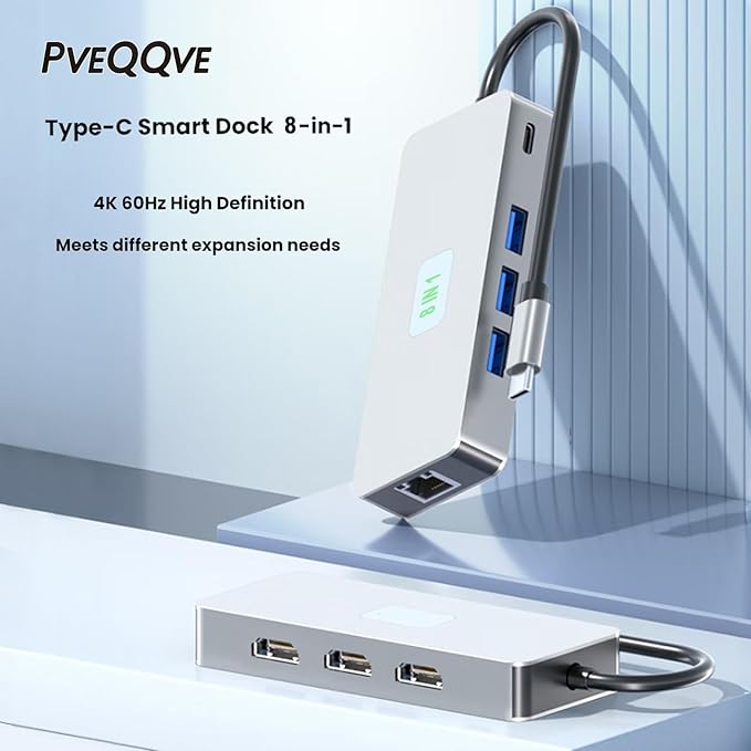 Laptop Docking Station 3 Monitors HDMITriple Monitor Docking Station 2 HDMI/DP USB C Docking Station 2 HDMI Monitor with 100W PD Charging USB A/C 3.0 Gigabit Ethernet for Dell/HP/Lenovo