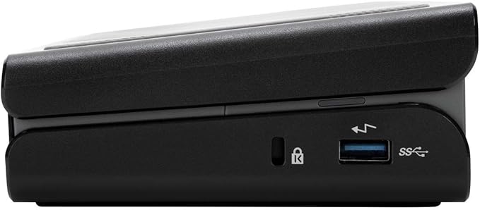 Targus Universal USB 3.0 Dual Video DV4K Laptop Docking Station with Charging Power &amp 5 USB 3.0 Ports for PC Mac &amp Android (DOCK177USZ)
