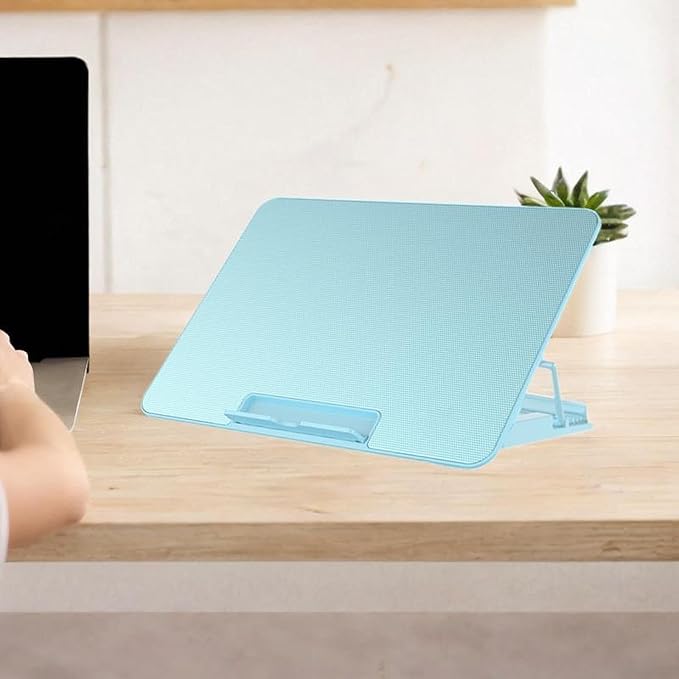 Laptop Cooling Pad with 6 Fans and Adjustable Height for Enhanced Performance Blue