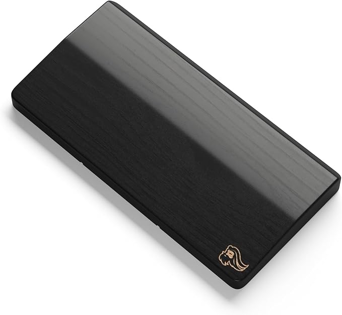 Glorious Gaming Wooden Mouse Wrist Rest - Onyx/Black - for Gaming Mice Wood Ergonomic Palm Rest| 8x4x0.75 inches/19mm Thick (GV-M-Dark)